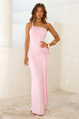 Love This Feeling One Shoulder Maxi Dress